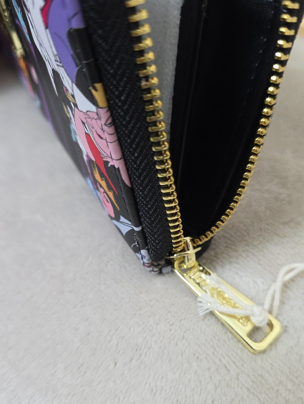 NWT Loungefly Disney Villains Zip Around Wallet Evil Queen Ursula Maleficent - Picture 7 of 7